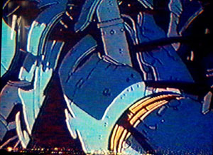 Robo loses an arm.