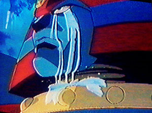 Robo's eyes are leaking...